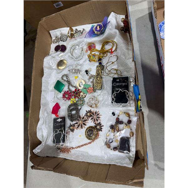 Assorted costume jewelry