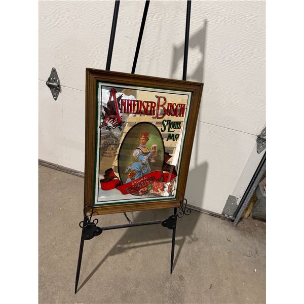 Budweiser decor mirror 16" x 20"