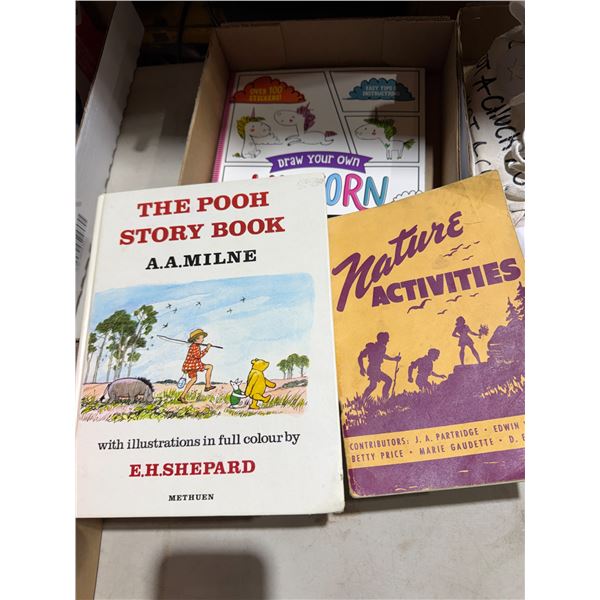 Unicorn book pooh book and nature activities book