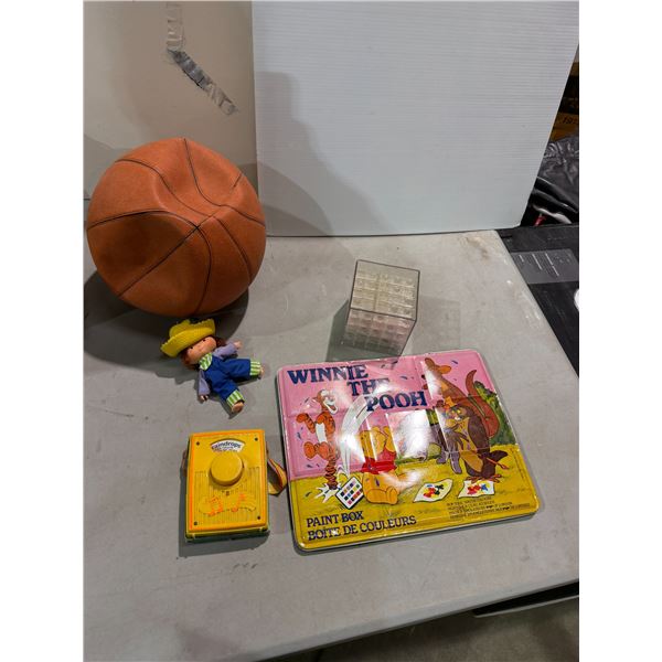 Vintage Fisher-Price raindrops keep falling on my head item and other toys