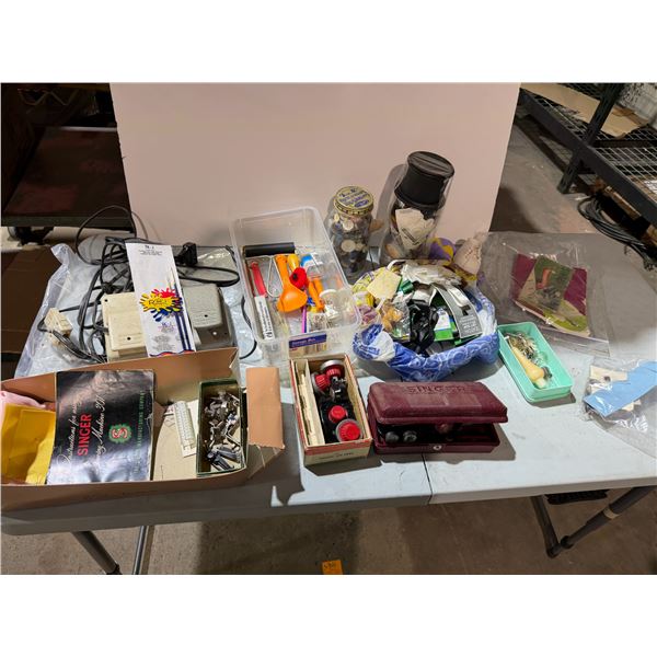 Assorted sewing items