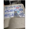 Image 1 : License plates