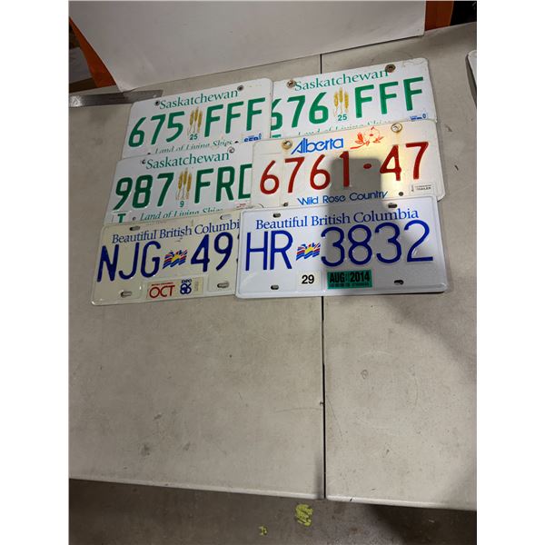 License plates