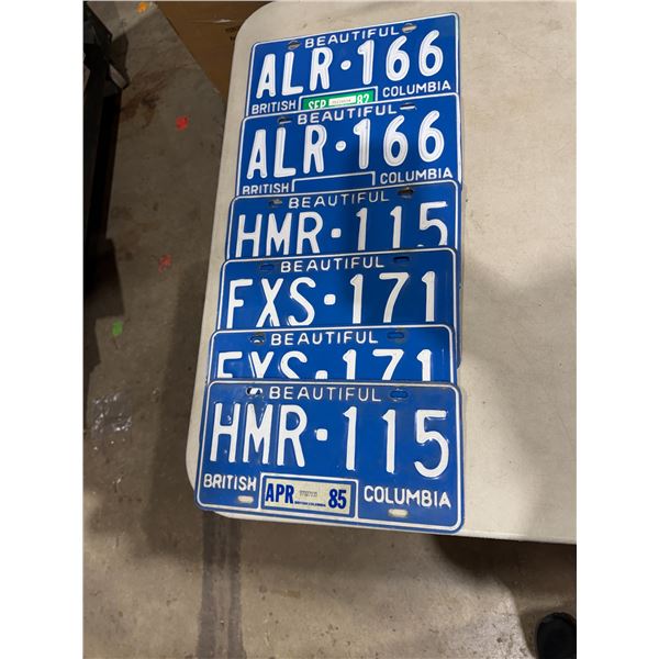 License plate plates