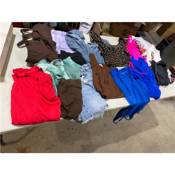 Assorted clothing size, small and medium