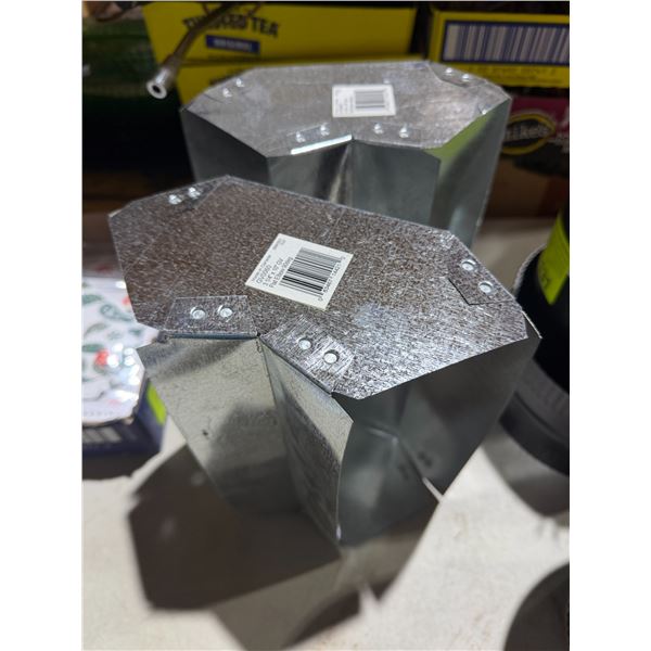 Flat elbow 90° 3 1/4" x 10"