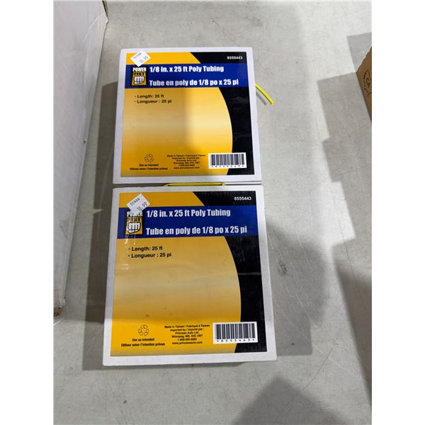 1/8" x 25' poly tubing