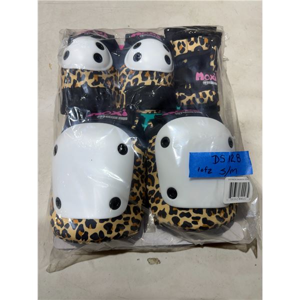 Six pack leopard print protective gear
