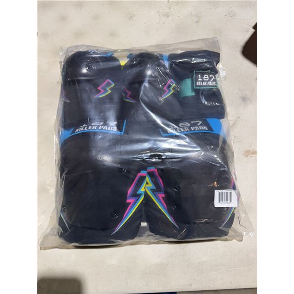 New six pack large/extra large electric gold protective gear