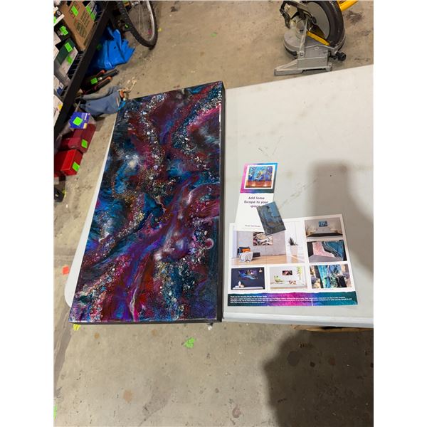 Nicole's artwork 15 x 30