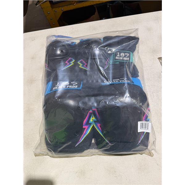 New six pack large/extra large electric bolt killer pads, protective gear