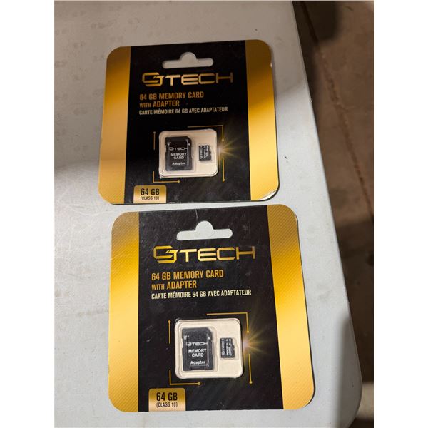 New 64 GB memory cards