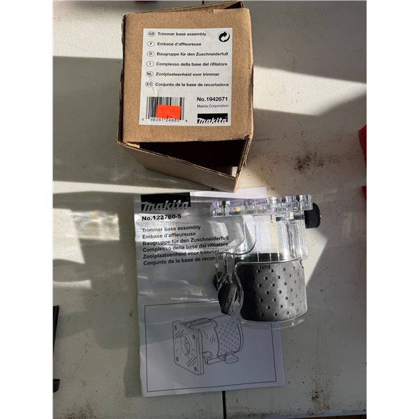 New Makita trimmer base assembly