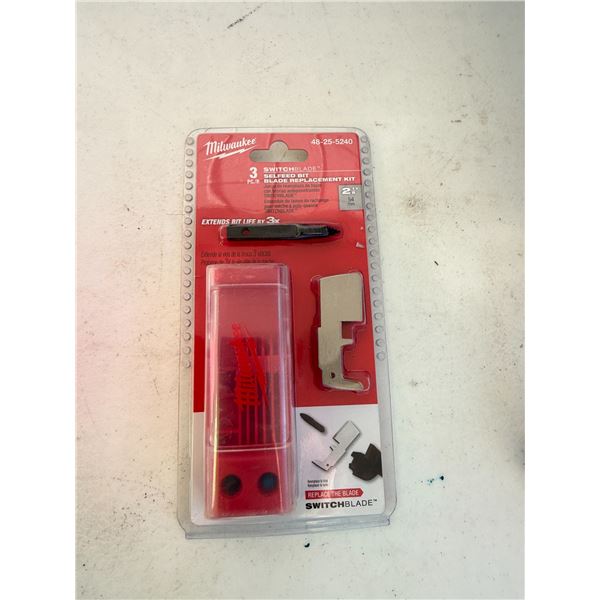 New Milwaukee three switch blade SELFEED bit blade replacement kit