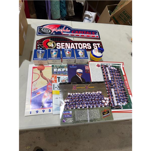 Sports collectibles
