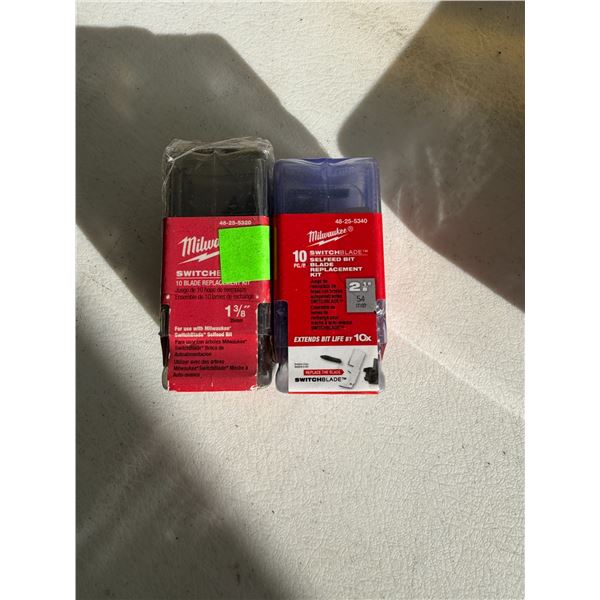Switchblade replacement blades, two different size