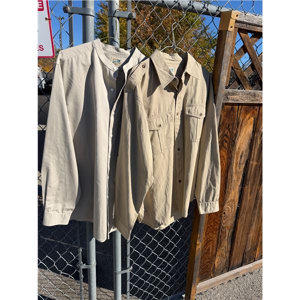 Dress shirts, travel, Smith men's size large