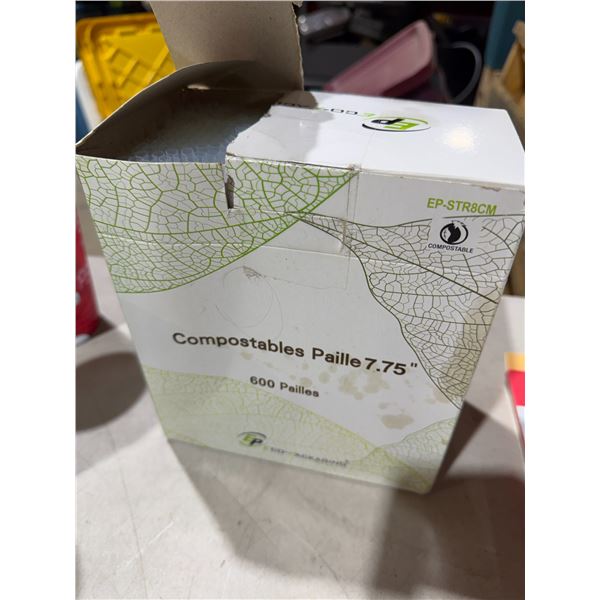 Compostable straws