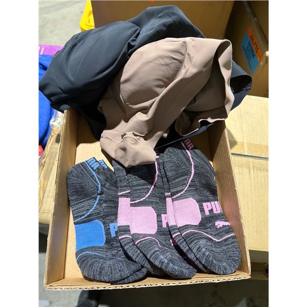 Socks and bra bras