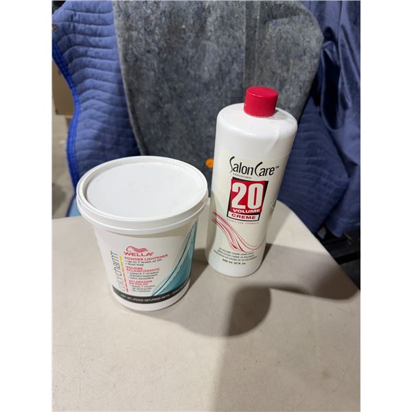 Salon, Care powder, Leitner, and cream develop