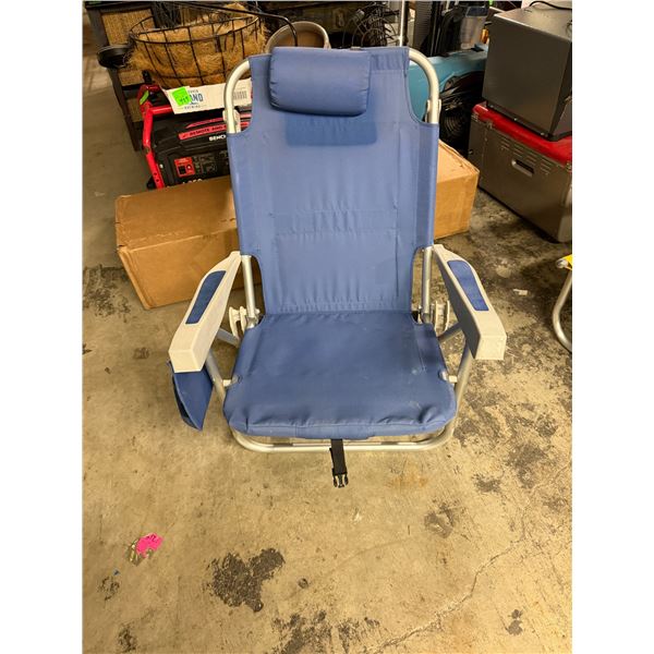 Backpack beach chair