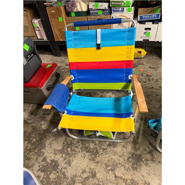 Backpack beach chair