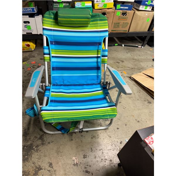 Backpack beach chair