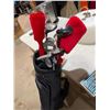 Image 1 : Golf clubs and bag