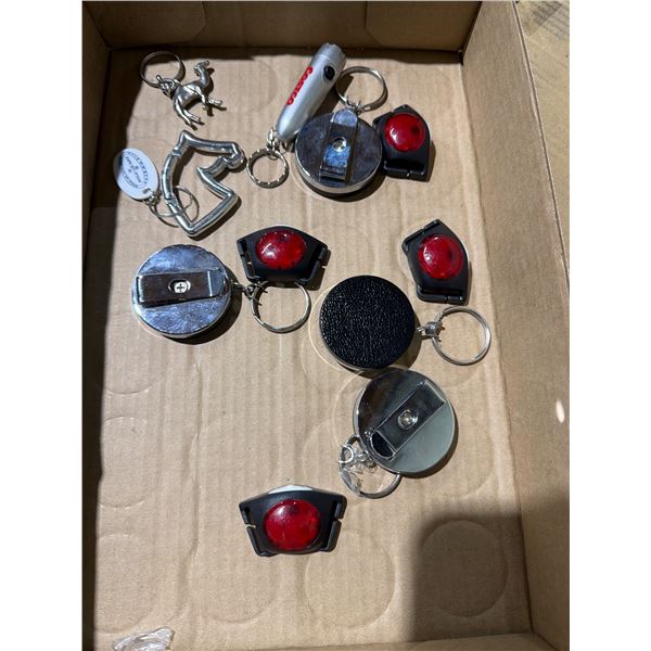 Retractable keychains, and other items