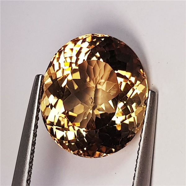 7.67 ct Certified Imperial Topaz gemstone Untreated ($5,752 Appraisal)