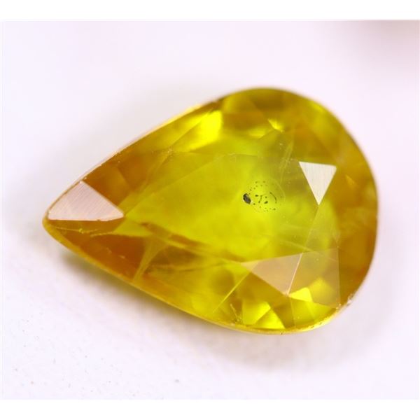 1.66 ct Certified Ceylon Yellow Sapphire gemstone ($1,992 Appraisal)