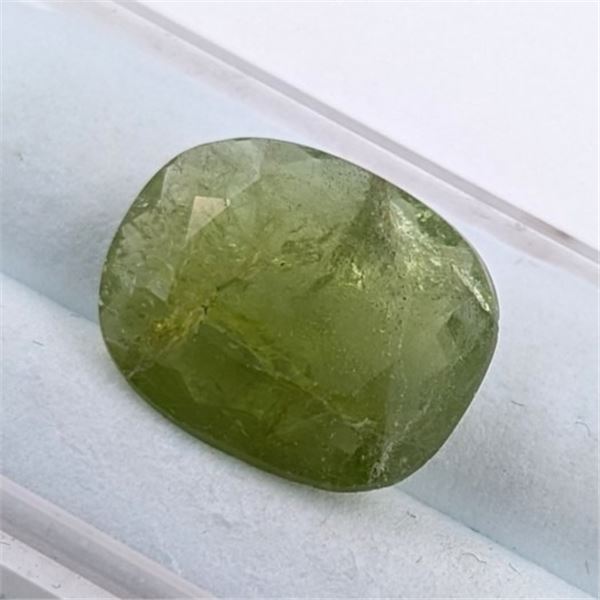 7.73 ct Certified Himalayan Peridot gemstone ($2,950 Appraisal)