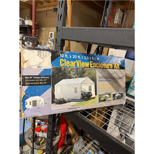 Clearview enclosure kit 10' x 20'