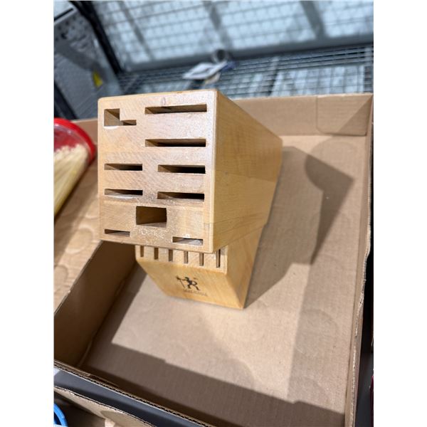 J. A. Henkels Knife block.