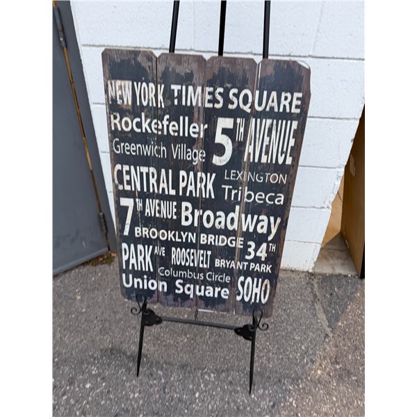 Rustic yard decor 19" x 29"