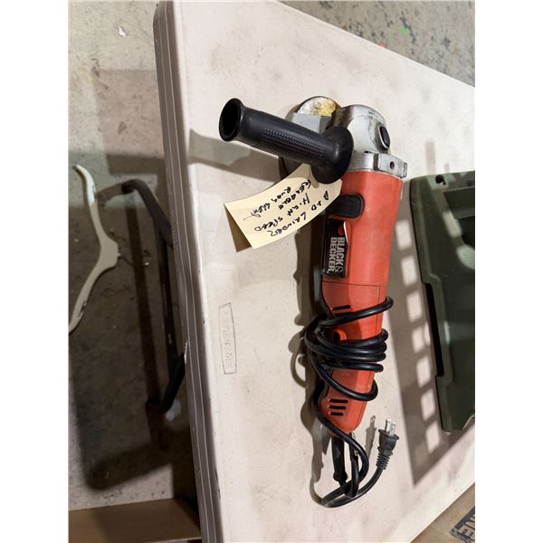 Black & Decker grinder
