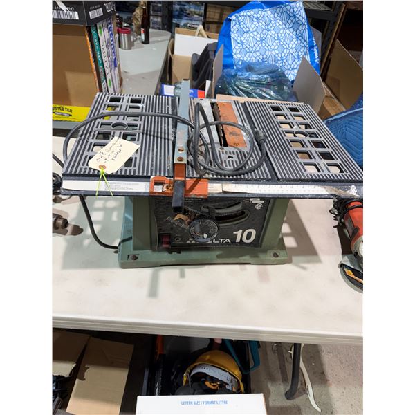 Delta tablesaw