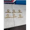 Image 1 : vintage brass bell pull hardware or tapestry hangers