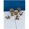 Image 1 : Brass candle holders