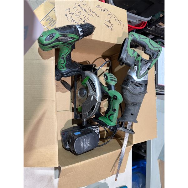 Hitachi tools working