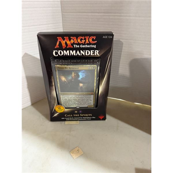 Magic, the gathering Commander call the spirits hundred card deck