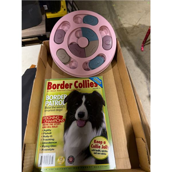 Pet toy and border collie mag