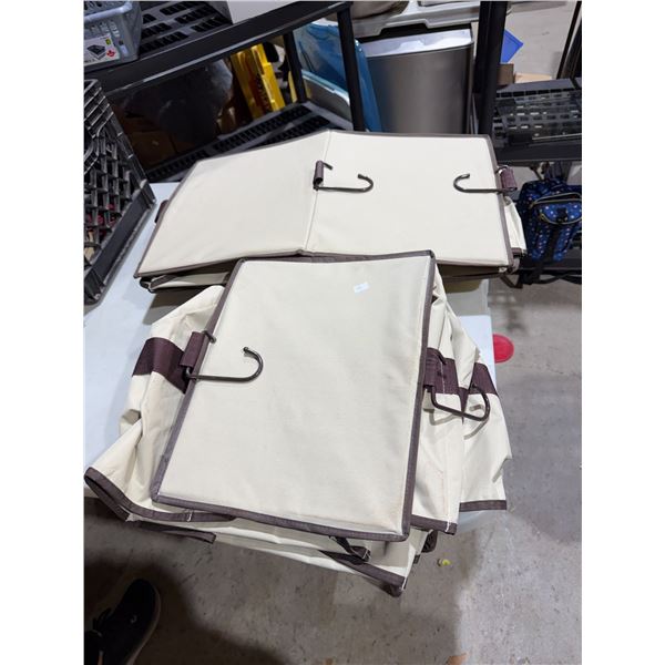Storage closet organizers