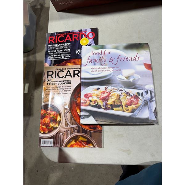 Cookbook and cookbook magazines