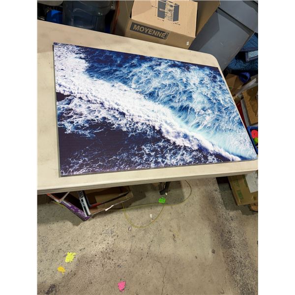 Canvas artwork 34 1/2" x 22"