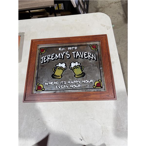 JEREMY's Tavern near decor 16 1/2" x 13 1/2"