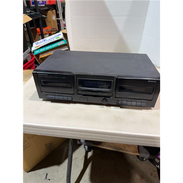 Kenwood stereo double cassette deck, KX – W1060