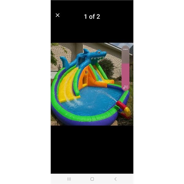 Shark waterslide 14x10x8