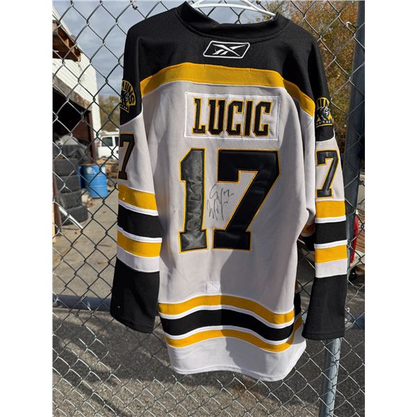 LUCIC jersey signed