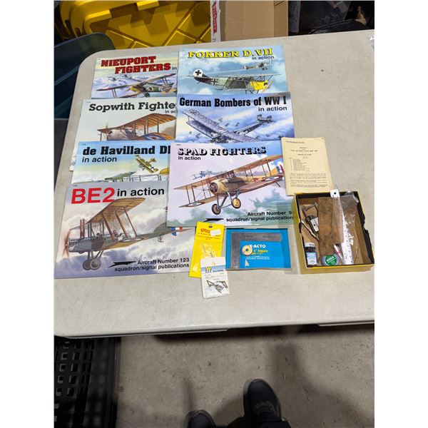 Aircraft magazines, etc.